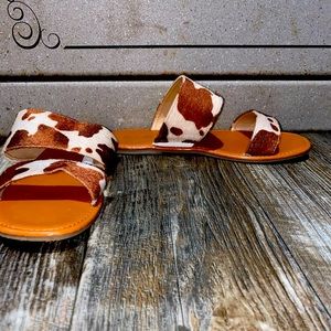 Cowhide slip on